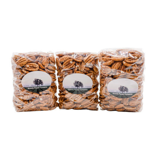 Bulk Pecan Halves - 3 Pound Package *Save $.50/Lb.